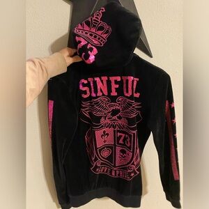 Black Velvet Sinful jacket size large